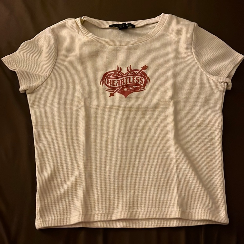 Forever 21 Heartless Graphic Top
